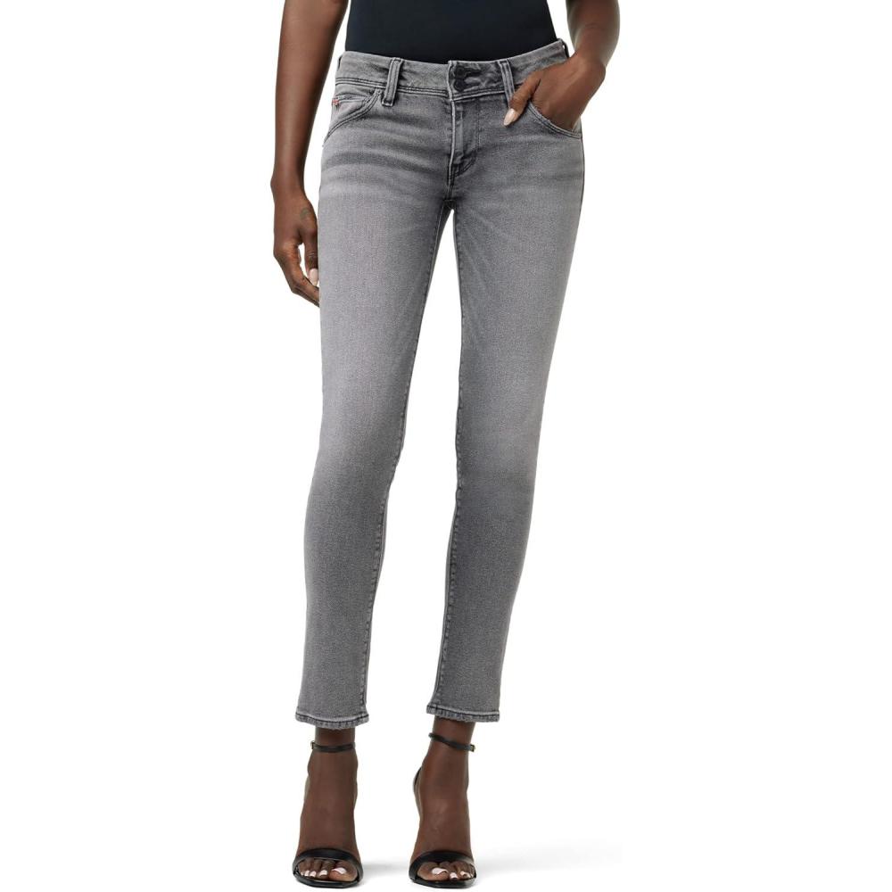 imageHUDSON Womens Collin Mid Rise Skinny Ankle Jean with Back Flap PocketsStone Grey