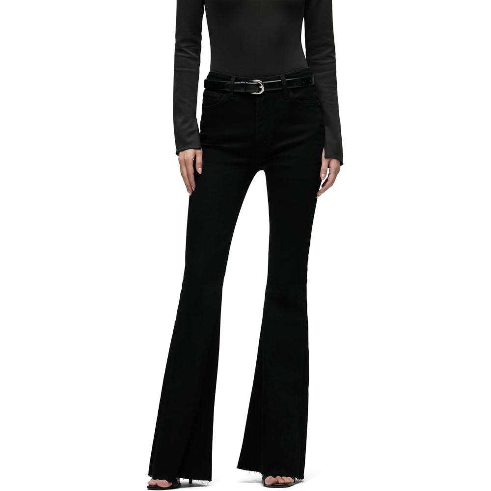imageHUDSON Womens Holly High Rise Flare JeanBlack