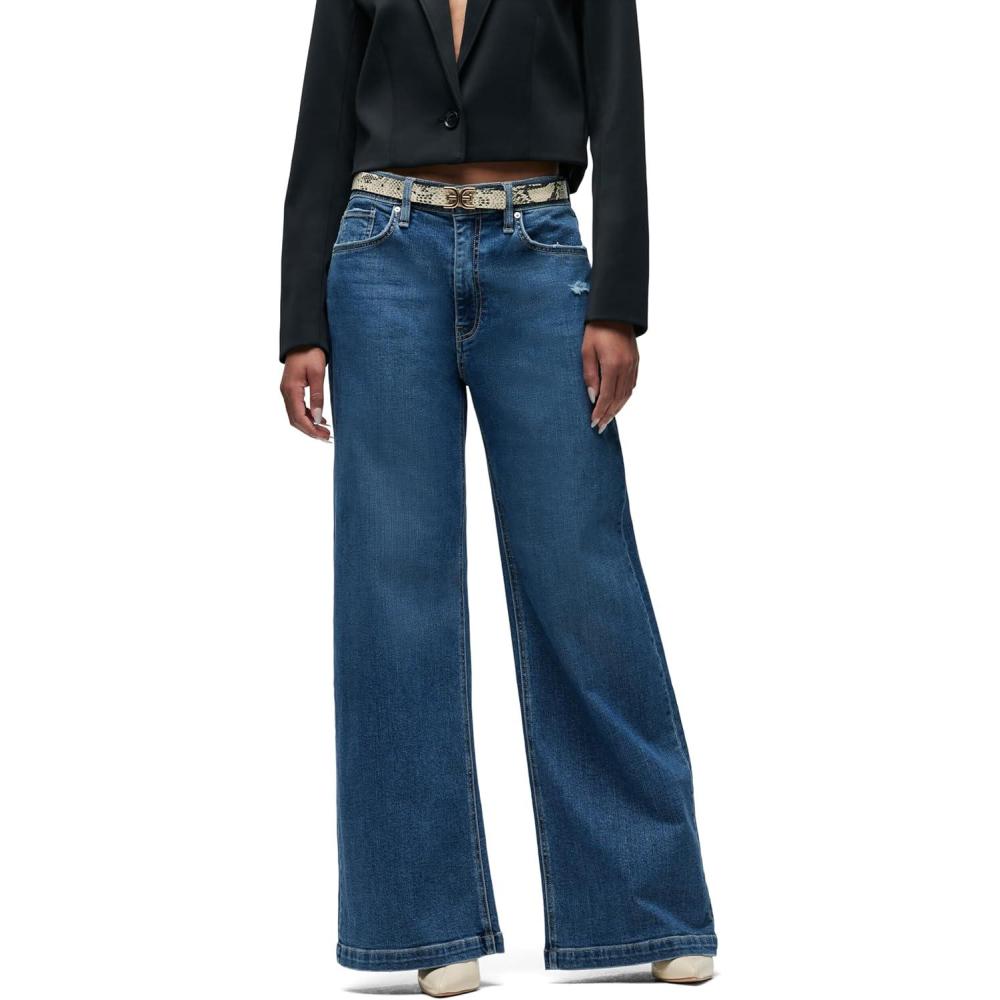 imageHUDSON Womens Jodie High Rise Loose Fit Wide Leg JeanHillside