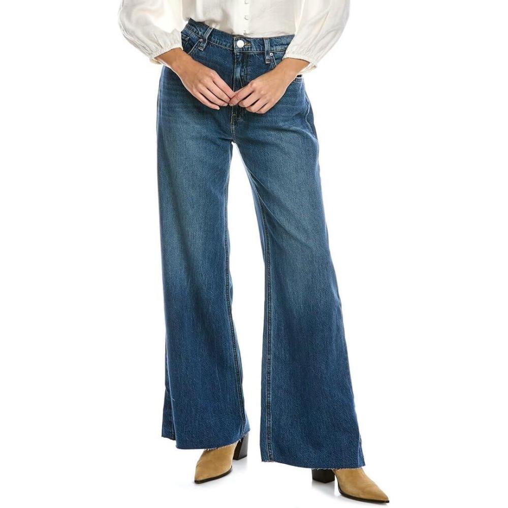 imageHUDSON Womens Jodie High Rise Loose Fit Wide Leg JeanStages