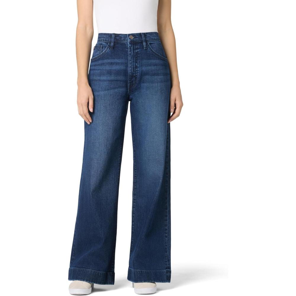 imageHUDSON Womens Jolene High Rise Wide Leg Denim PantWalker