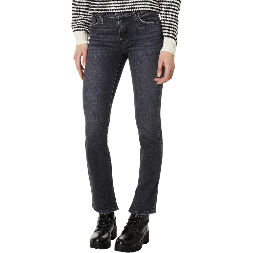 imageHUDSON Womens Nico MidRise Straight Inseam SlitBlack Star