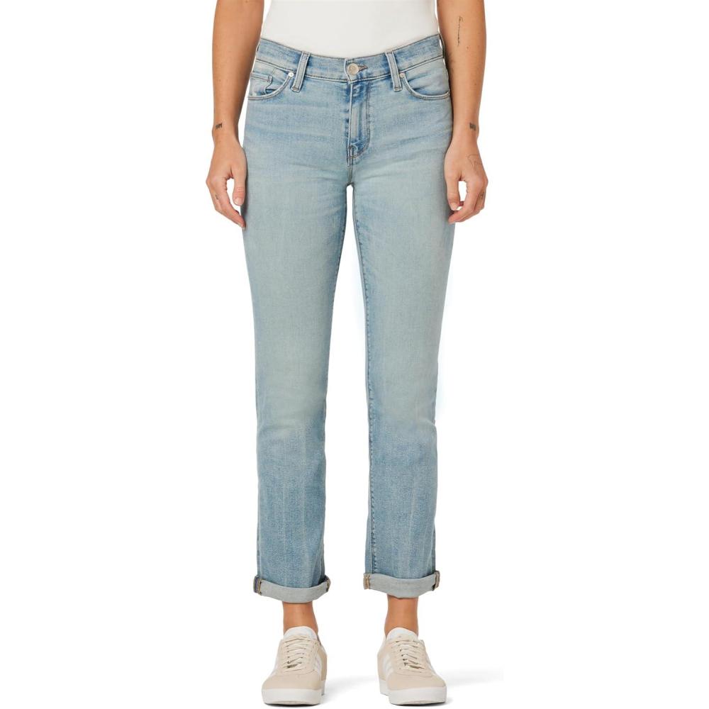 imageHUDSON Womens Nico MidRise Straight Leg Ankle JeanGlory Days