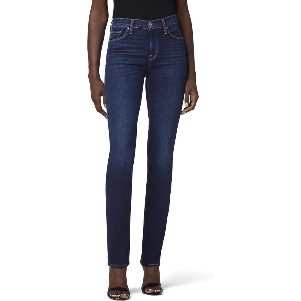 imageHUDSON Womens Nico MidRise Straight Leg Ankle JeanRequiem