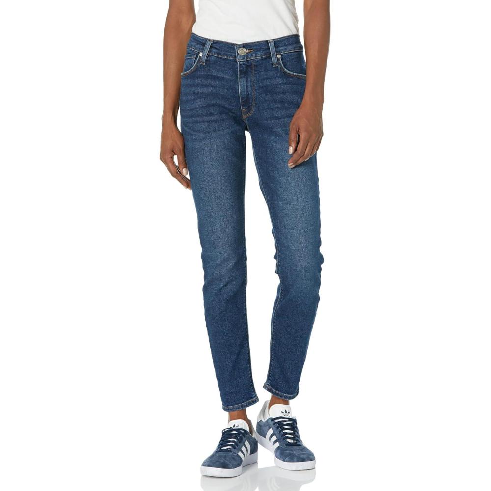 imageHUDSON Womens Nico MidRise Super Skinny AnkleMarigold