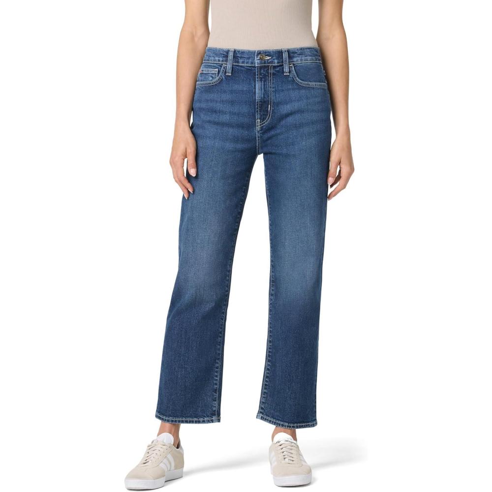 imageHUDSON Womens Noa High Rise Straight Leg Ankle JeanCassatt