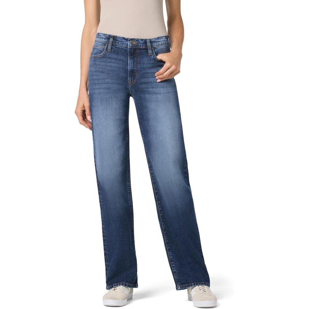 imageHUDSON Womens Rosalie High Rise Wide Leg PantWoolf