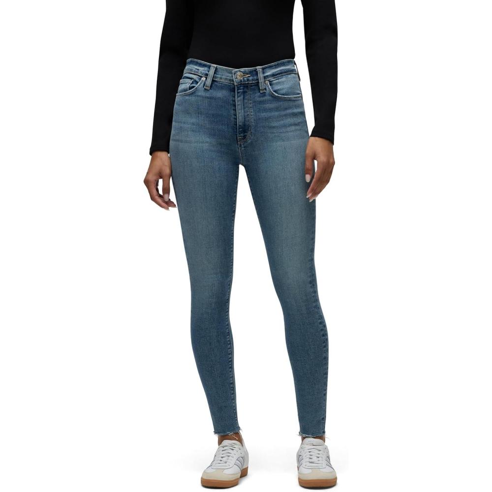imageHudson Jeans Womens Barbara High Rise Super Skinny Ankle JeanBravo