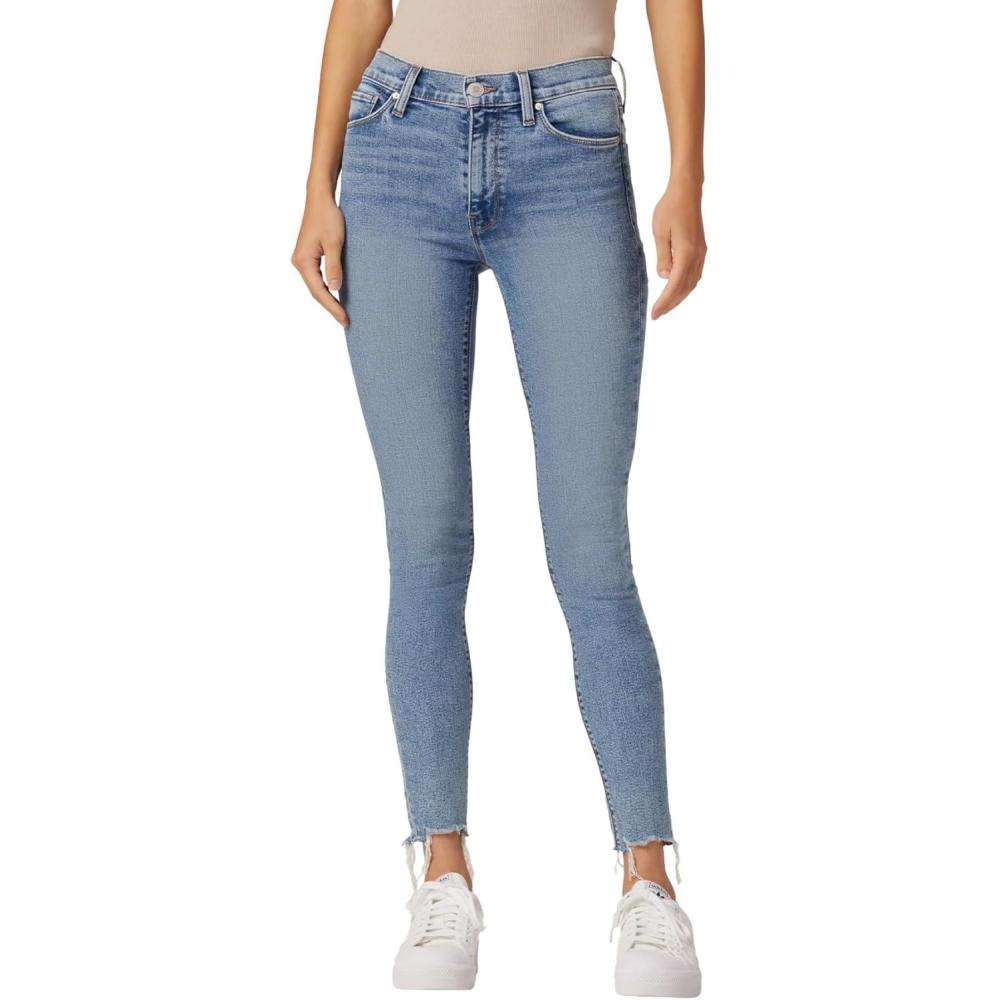 imageHudson Jeans Womens Barbara High Rise Super Skinny Ankle JeanPeace of Me