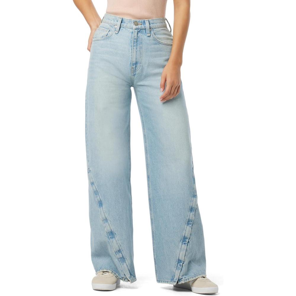 imageHudson Womens James High Rise Wide Leg JeanMorningside