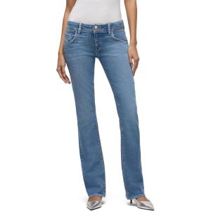 HUDSON Beth Mid Rise Baby Bootcut Jean with Back Flap Pockets(Luminaire)