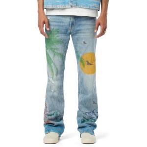 HUDSON Men’s Walker Kick Flare(Indigo Palm)