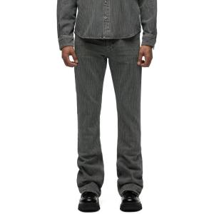 HUDSON Men’s Walker Kick Flare(Khaki Striped)