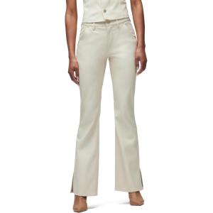 HUDSON Women’s Barbara High Rise Bootcut Jean(Crème Vegan Leather)