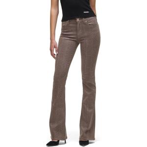 HUDSON Women’s Barbara High Rise Bootcut Jean(Iron Snake Coated)