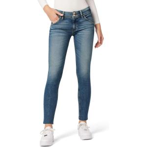 HUDSON Womens Collin Mid Rise Skinny Ankle Jean with Back Flap Pockets(Horizon)