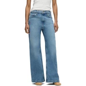 HUDSON Women’s Jodie High Rise Loose Fit Wide Leg Jean(Goddess)