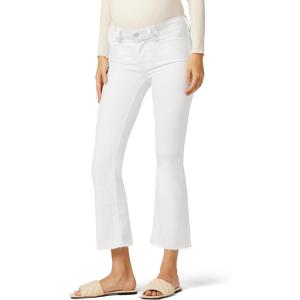 HUDSON Women’s Nico Mid-Rise Maternity Bootcut Jean(White)