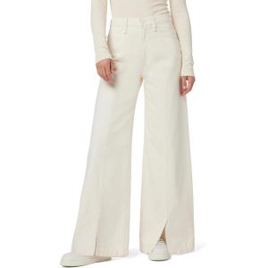 Hudson Women’s James High Rise Wide Leg Jean(Distressed Ecru)