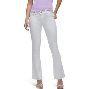 Hudson Women’s Nico Mid-Rise Bootcut Barefoot(White)