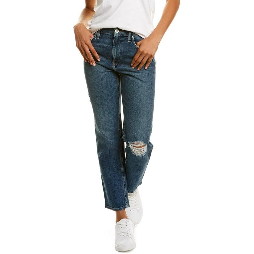 imageHUDSON Jeans Womens Remi High Rise Cropped Straight Leg JeanAt Last