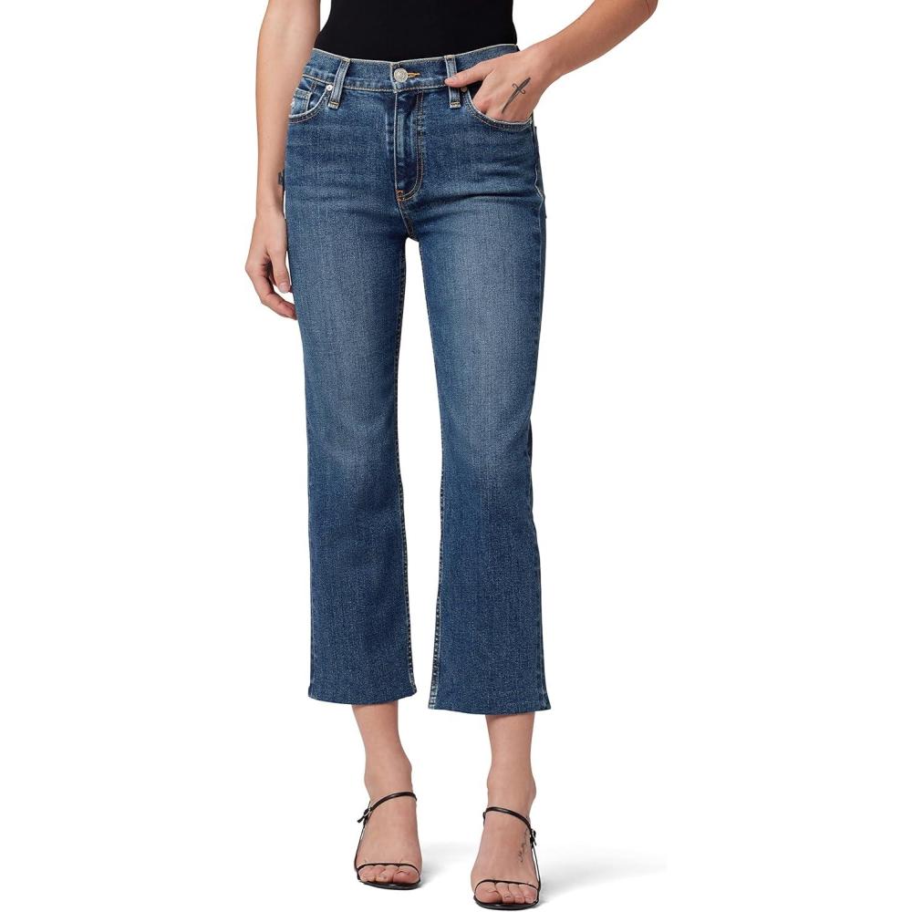 imageHUDSON Jeans Womens Remi High Rise Cropped Straight Leg JeanQuince