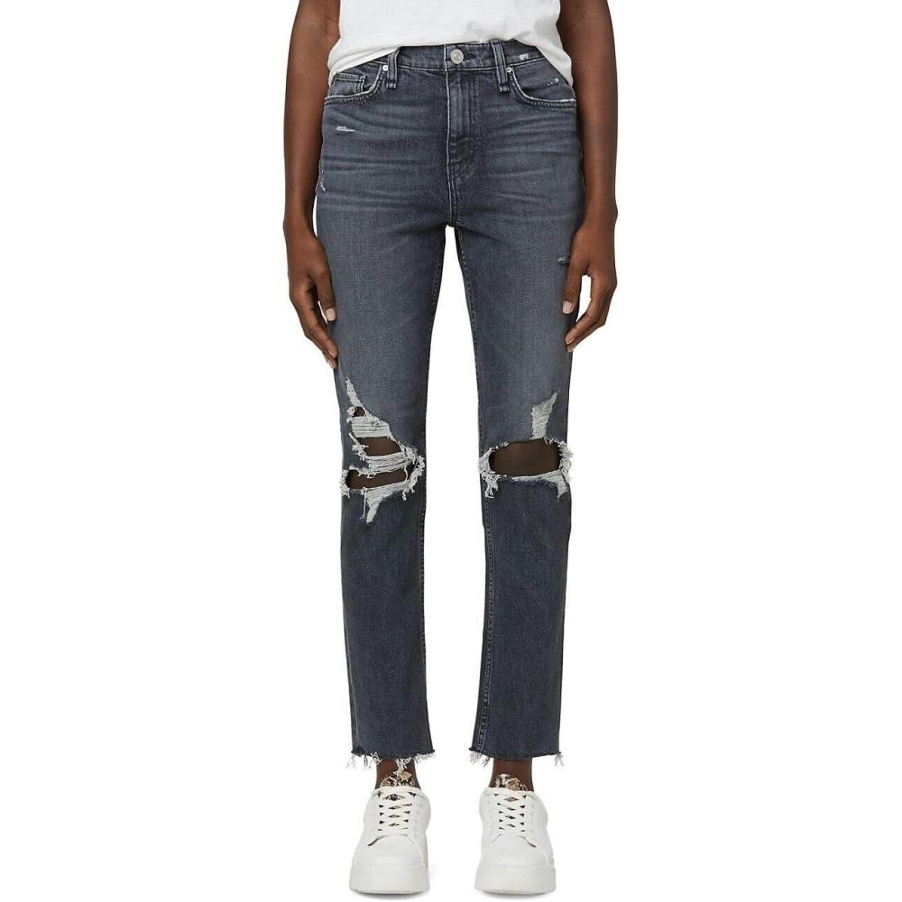 imageHUDSON Womens Holly High Rise Straight Leg JeanCosmic Echoes