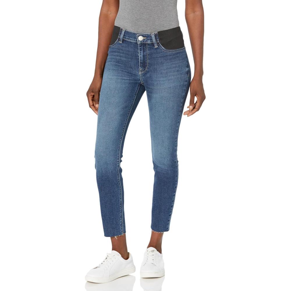 imageHUDSON Womens Nico Super Skinny Crop MaternityLotus