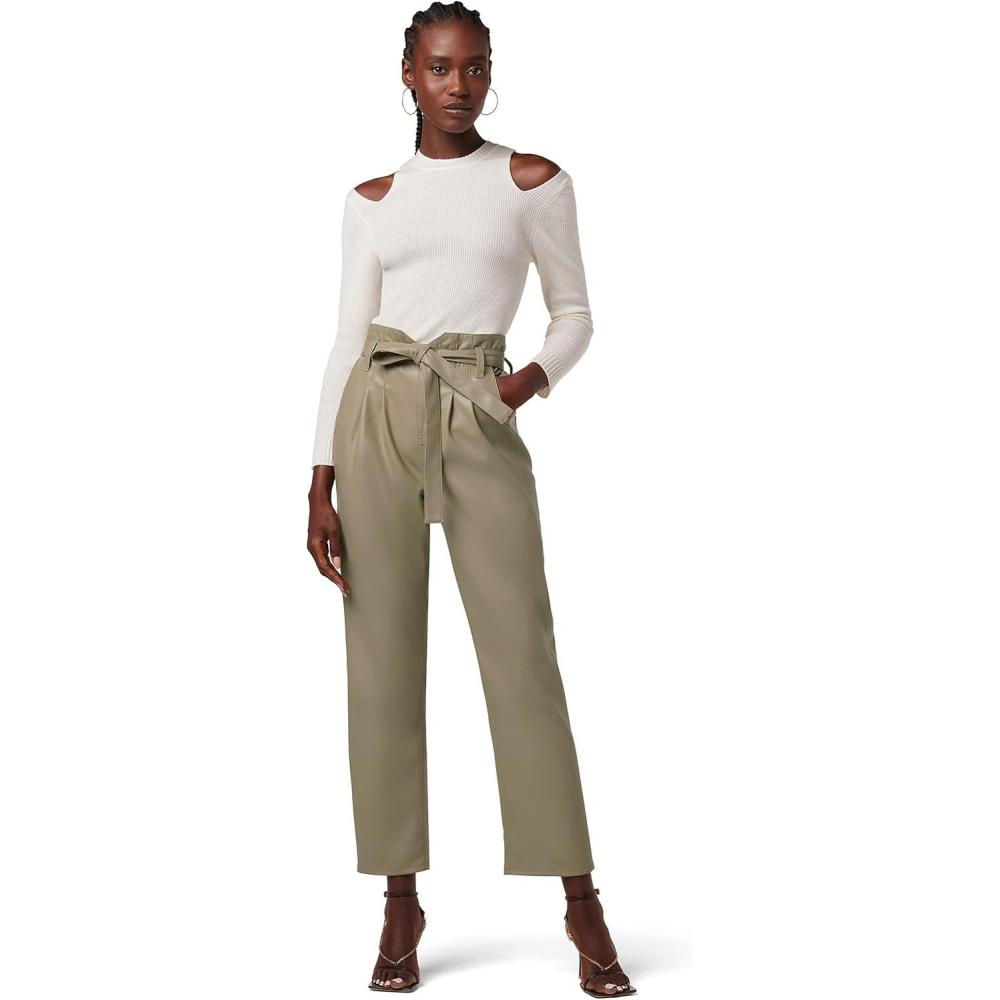 imageHUDSON Womens Remi High Rise Paperbag Straight JeanChinchilla