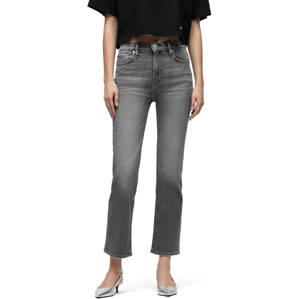 imageHUDSON Womens Remi High Rise Paperbag Straight JeanShadow