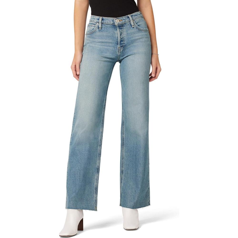 imageHUDSON Womens Rosie HighRise Wide Leg JeanCelestial