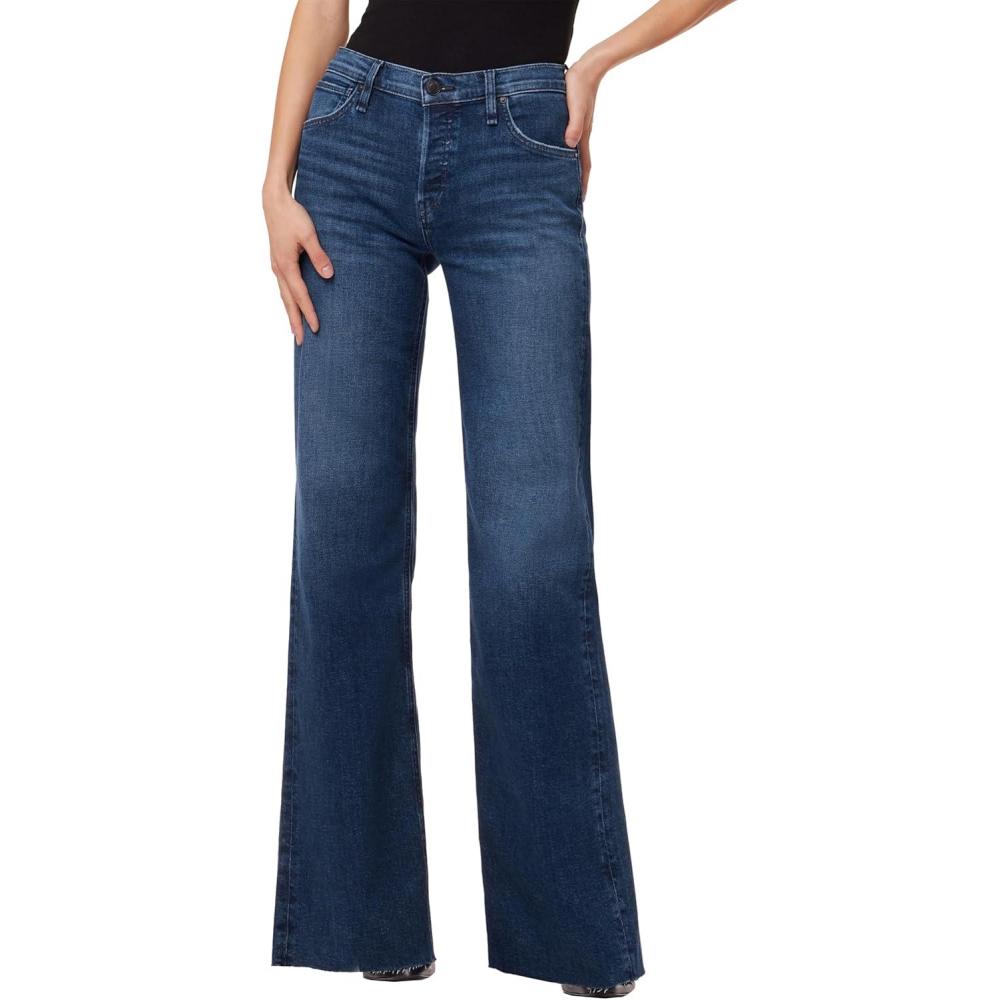 imageHUDSON Womens Rosie HighRise Wide Leg JeanDover