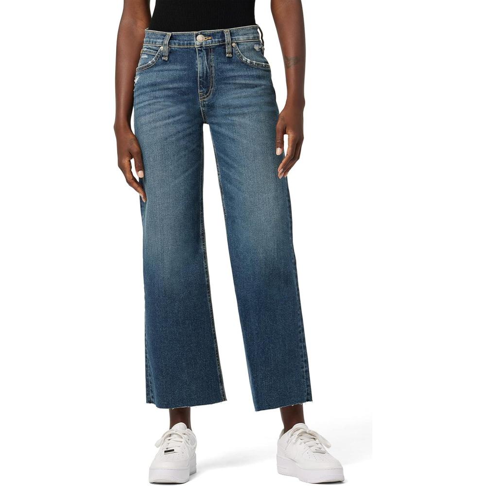 imageHUDSON Womens Rosie HighRise Wide Leg JeanPhilly