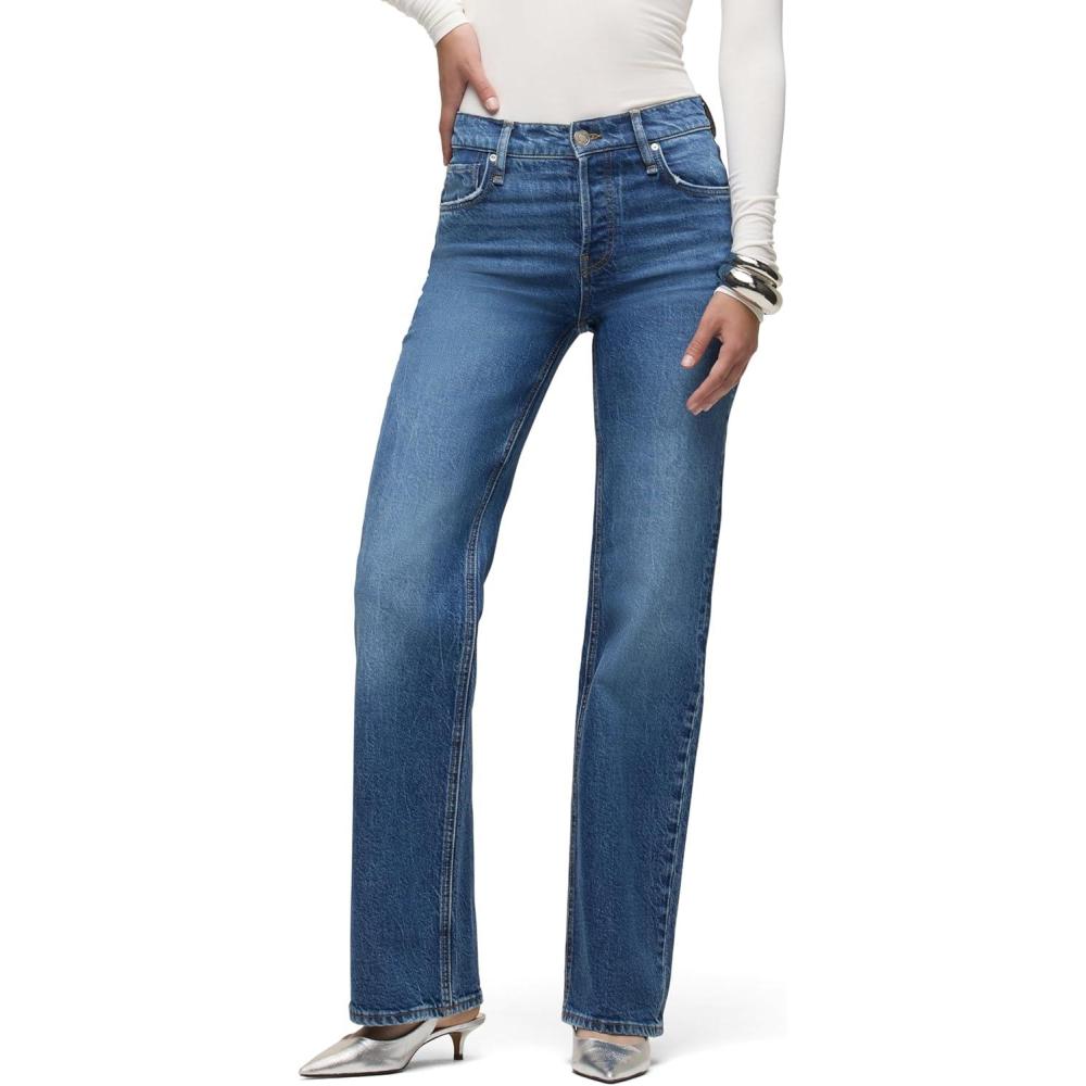 imageHUDSON Womens Rosie HighRise Wide Leg JeanVoila