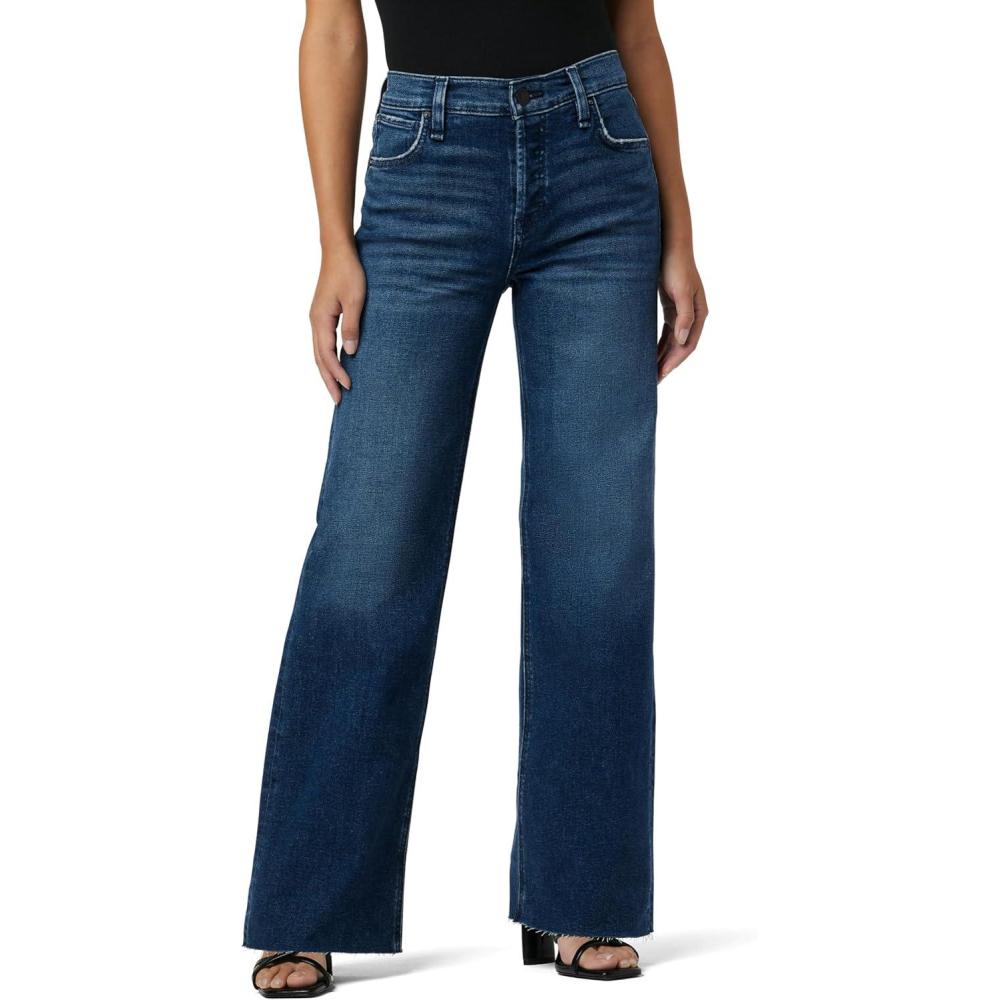 imageHUDSON Womens Rosie Petite High Rise Wide Leg JeanDover