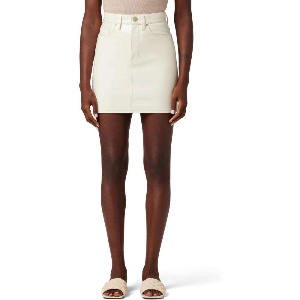 imageHUDSON Womens Viper Mini SkirtPatent Egret