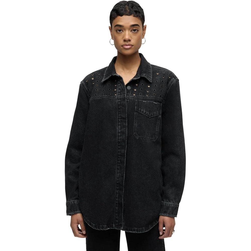 imageHUDSON womens ChacketEmbellished Black