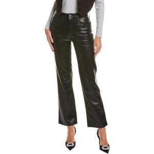 HUDSON Jeans Women’s Remi High Rise, Cropped, Straight Leg Jean(Black)
