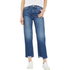 HUDSON Jeans Women’s Remi High Rise, Cropped, Straight Leg Jean(Blue Rose)