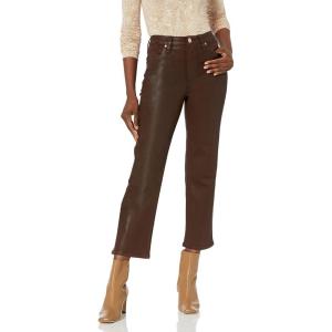 HUDSON Jeans Women’s Remi High Rise, Cropped, Straight Leg Jean(Coated Chicory Coffee)