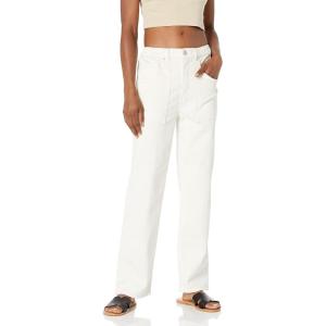 HUDSON Jeans Women’s Remi High Rise, Cropped, Straight Leg Jean(Ecru)