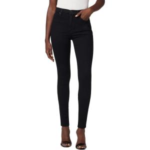 HUDSON Women’s Barbara High Rise Super Skinny Jean(Black)