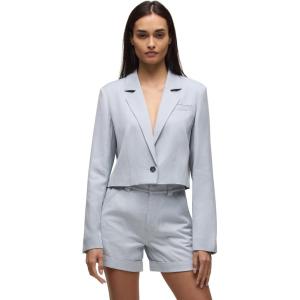 HUDSON Women’s Cropped Blazer(Herringbone Grey)