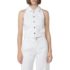 HUDSON Women’s Denim Halter Vest(White)