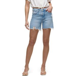 HUDSON Women’s Devon High-Rise Boyfriend Short(Rush Destructed)