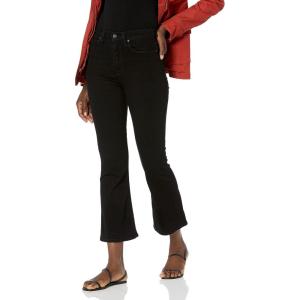 HUDSON Women’s Holly High Rise Crop Flare 5 Pocket Jean(Black)