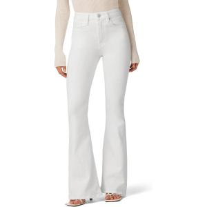 HUDSON Women’s Holly High Rise, Petite, Flare Jean(White)