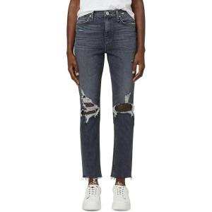 HUDSON Women’s Holly High Rise, Straight Leg Jean(Cosmic Echoes)