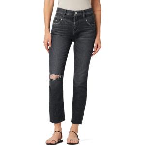 HUDSON Women’s Holly High Rise, Straight Leg Jean(Washed Black)