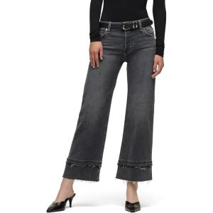HUDSON Women’s Rosie High-Rise Wide Leg Ankle Jean(Asphalt)
